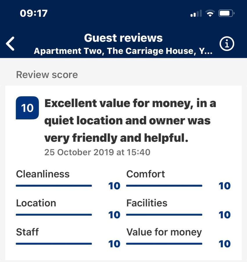 Apartment Two, The Carriage House, Bilbrough, York Extérieur photo